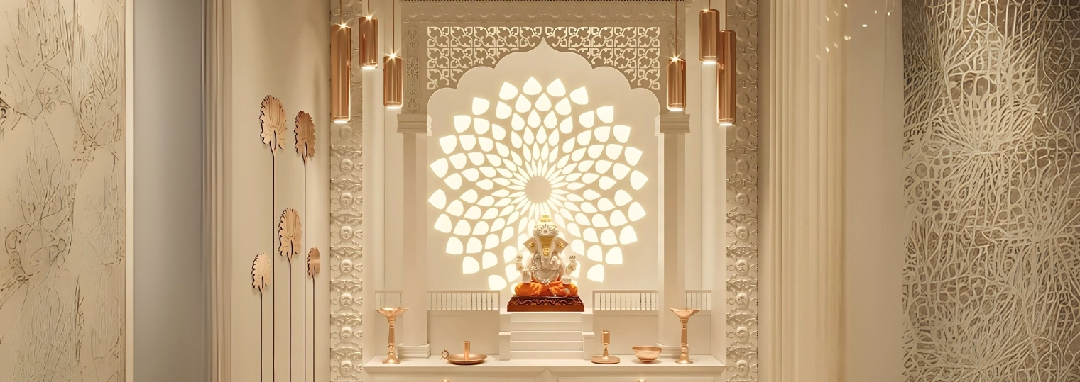 Small Pooja corners with a large impact: Intelligent arrangements for compact houses