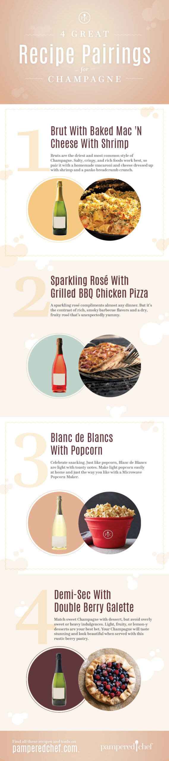 What goes with champagne? – Pampered Chef Blog